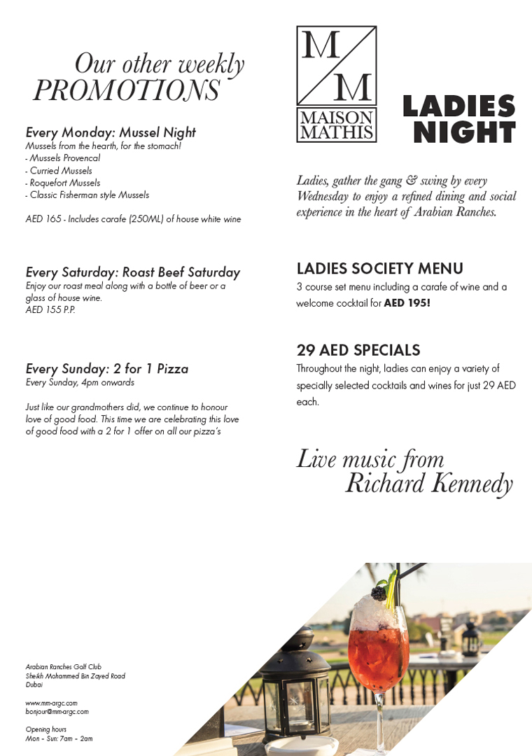 Maison Mathis Ladies Night Maison Mathis Ladies Night